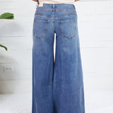 Blake Brightly Double Waistband Wide Leg Jean Kut