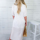 Blakely Solaria Blanc Caftan Dress Adrienne