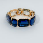 Blue Crystal Stretch Bracelet