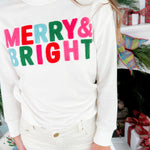 Bold Merry + Bright Sweatshirt Shiraleah