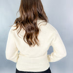 Bonner Cream Mock Neck Sweater