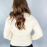 Bonner Cream Mock Neck Sweater