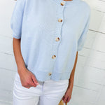 Bonnie Baby Blue SS Cardigan Le Lis