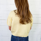 Bonnie Lemon Meringue SS Cardigan Le Lis