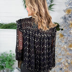 Boris Black + Gold Top Elan