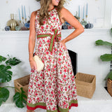 Bostany Ecru Maxi Dress Entro
