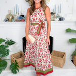 Bostany Ecru Maxi Dress Entro