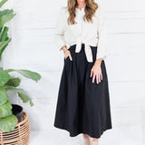 Bostany Beige Stripe Button Top Molly Bracken