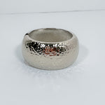 Boston Hammered Silver Hinged Bracelet