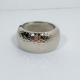 Boston Hammered Silver Hinged Bracelet