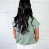Bowen Mint Cap Sleeve Sweater Entro