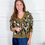 Bowles Olive Leopard Sweater Molly Bracken 