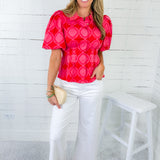 Britt Villa Jacquard Top Emily Mccarthy