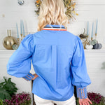 Broadway Oxford Blue Top Jodifl 