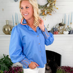 Broadway Oxford Blue Top Jodifl 