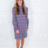 Buble' Blue Maritime Shift Dress Draper James