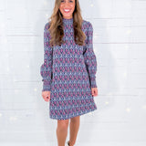 Buble' Blue Maritime Shift Dress Draper James