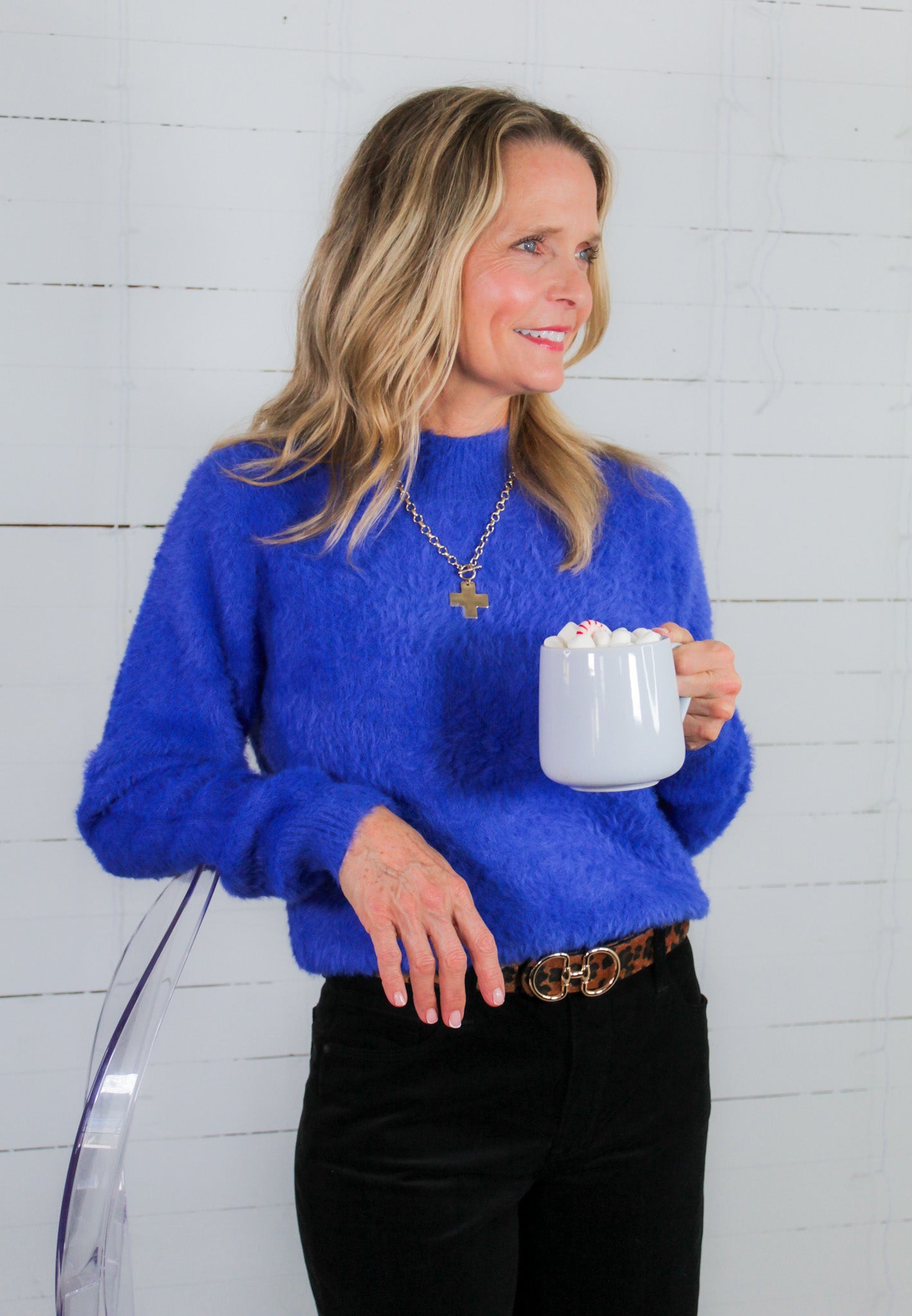 Buckley Royal Blue Sweater Molly Bracken