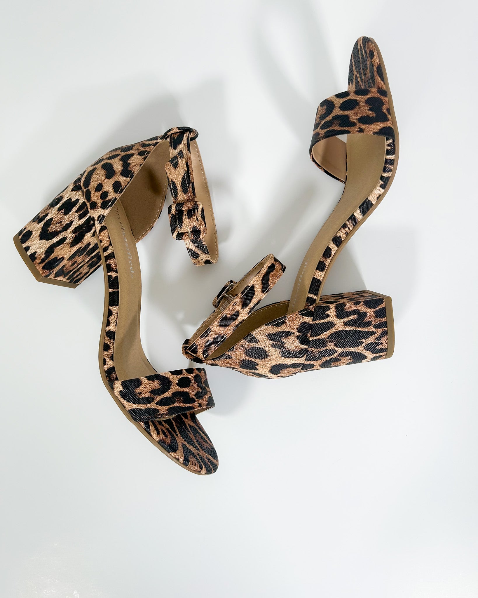Cake Leopard Chunky Heel Sandal