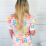 Calliope Big Top Plaid Top Entro