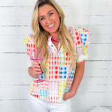 Calliope Big Top Plaid Top Entro