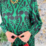 Camden Emerald + Black Mini Dress