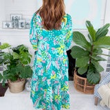 Cameron Aloha Green Maxi Dress Mary Square