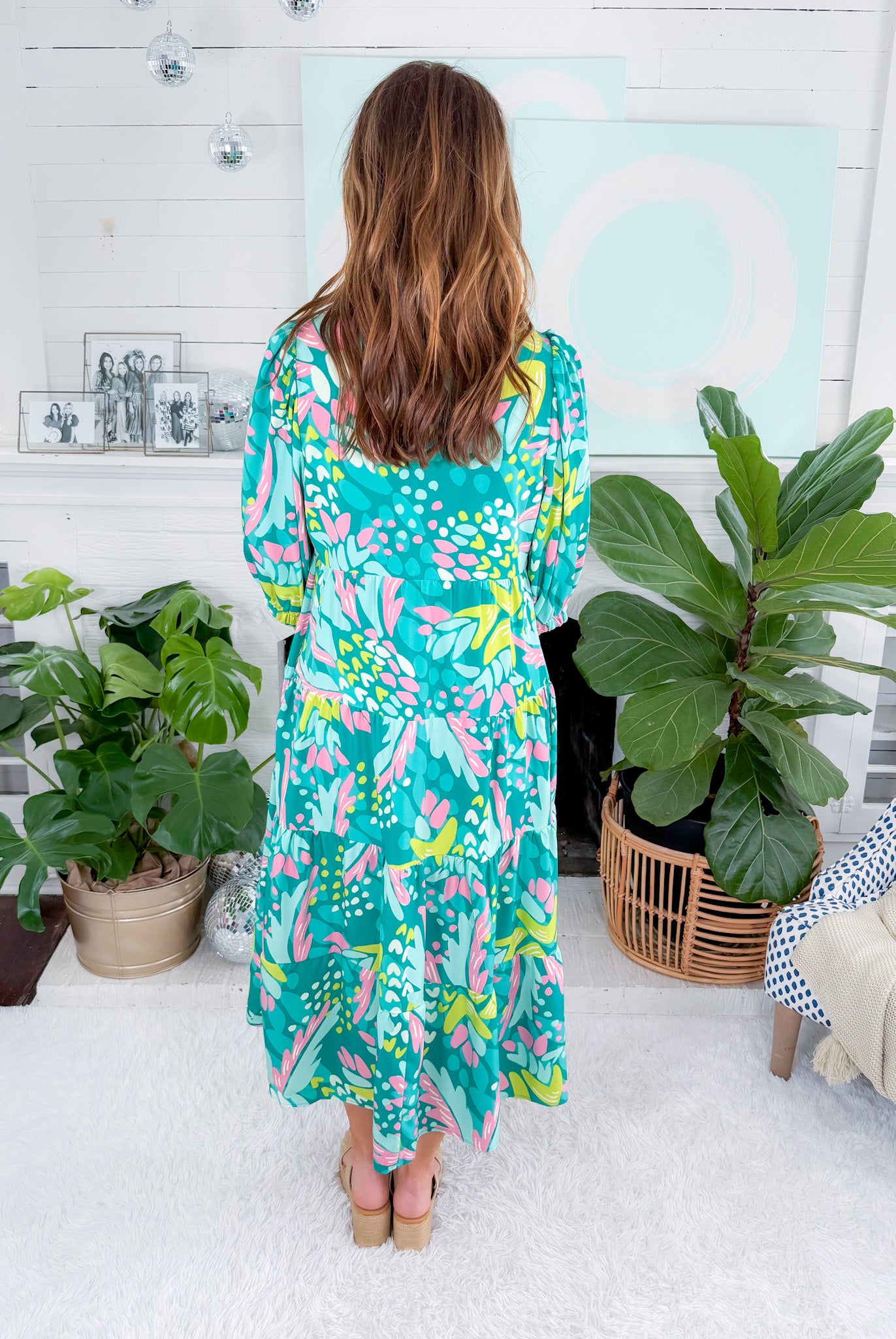 Cameron Aloha Green Maxi Dress Mary Square