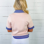 Cami Cream + Brights Floral Sweater THML 