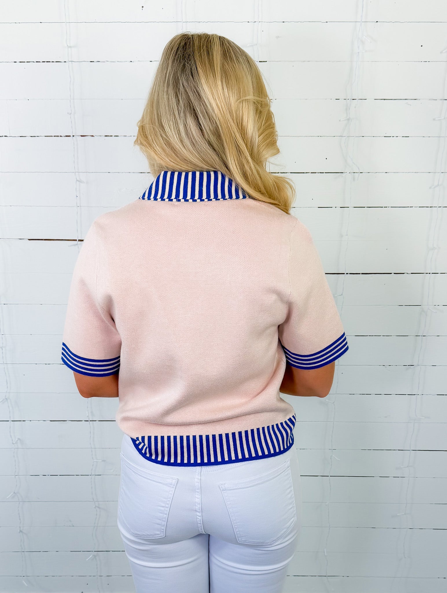 Cami Cream + Brights Floral Sweater THML 