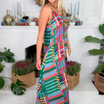 Camille Jade Green Slip Dress Briton Court