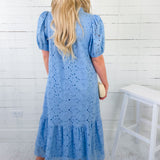 Camille Sky Blue Eyelet Maxi Dress Jodifl