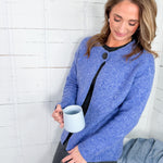 Camille Violet Cardigan Sweater Compania Fantastica