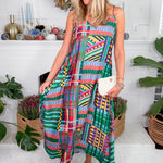 Camille Jade Green Slip Dress Briton Court