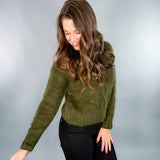 Camp Olive Fuzzy Sweater Molly Bracken