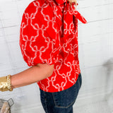 Campbell Behold Bow Back Top Prosperina