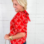 Campbell Behold Bow Back Top Prosperina