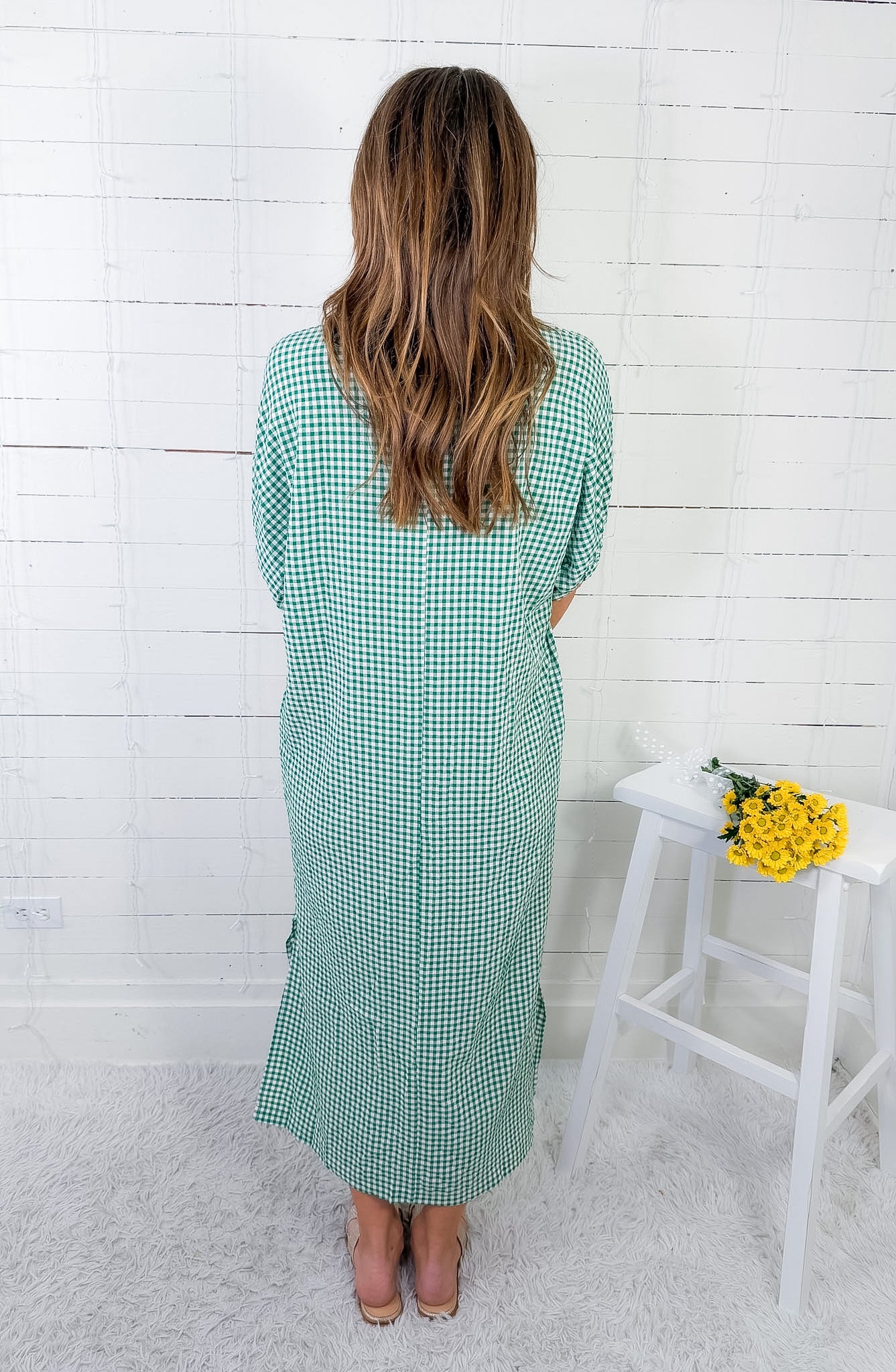 Campbell Kelly Gingham Shift Dress Entro
