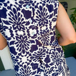 Campbell Navy + Ivory Crop Top