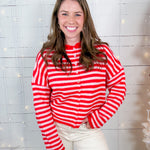 Candy Swirl Striped Cardigan Sweater Thing Between