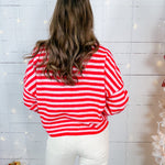 Candy Swirl Striped Cardigan Sweater Thing Between