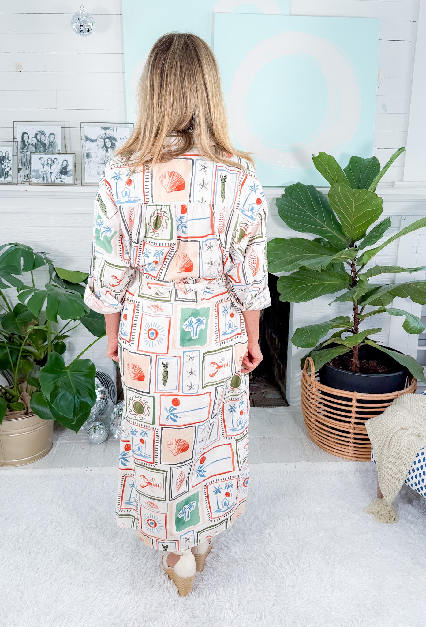 Capri Coast Shirt Dress Karlie