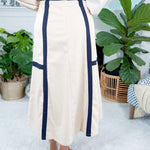 Carlos Sand + Navy Skirt ABLE