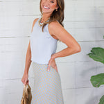 Carmen Halogen Blue Keyhole Top Naked Zebra