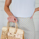 Carmen Halogen Blue Keyhole Top Naked Zebra