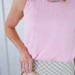 Carmen Orchid Pink Keyhole Top Naked Zebra