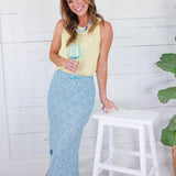 Carmen Pale Banana Keyhole Top Naked Zebra