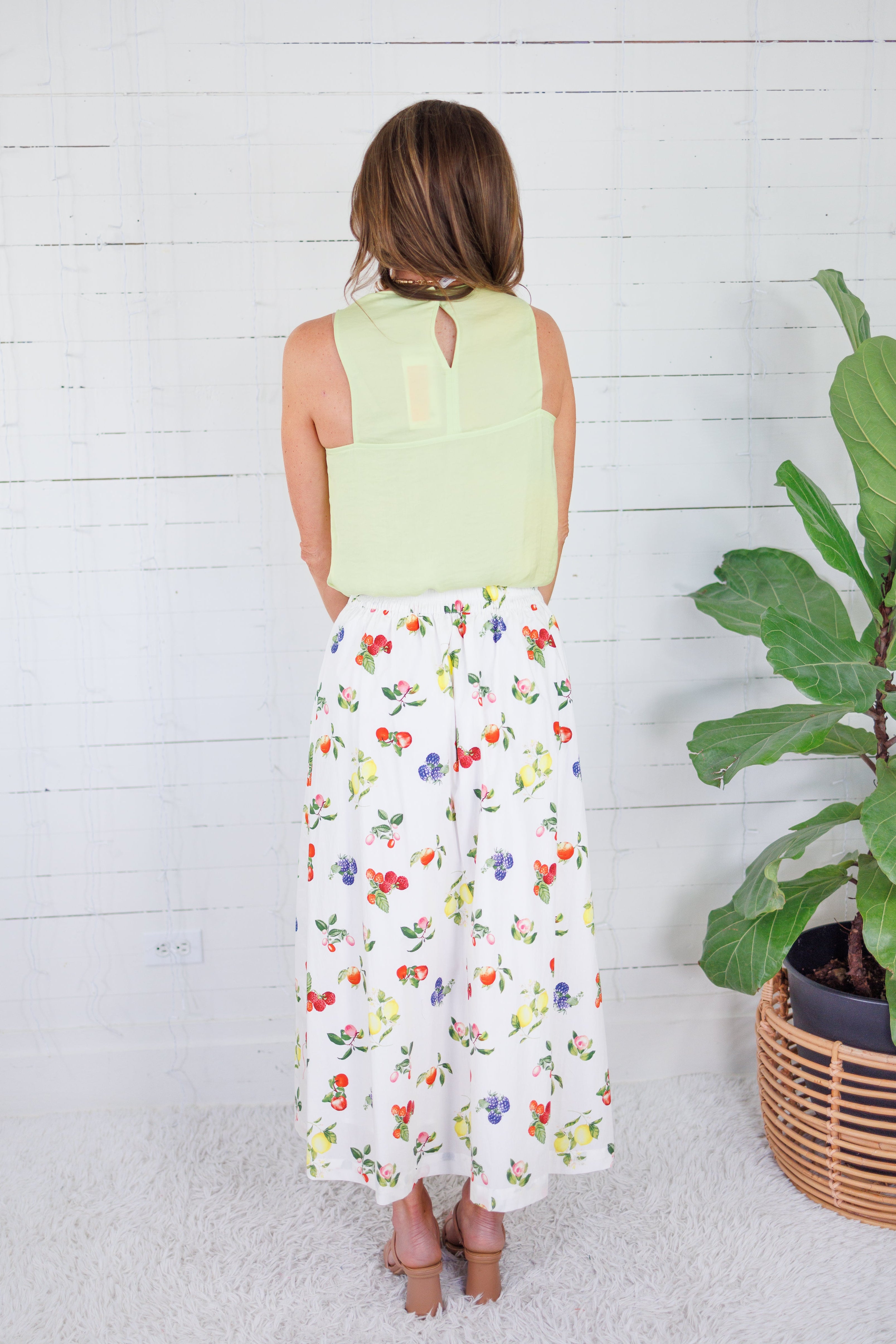 Carmen Shadow Lime Keyhole Top Naked Zebra 