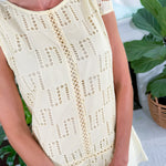 Carmen Sun Yellow Eyelet Mini Dress StarkX