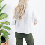 Carnival Ivory Boxy Sweater Le Lis